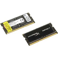 Модуль памяти   Kingston HyperX impact  HX316LS9IBK2 16   DDR3 SODIMM 16Gb KIT 2*8Gb   PC3-12800    CL9 (for NoteBook)