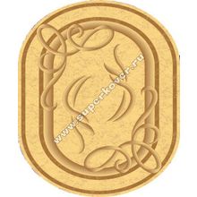 Турецкий ковер Карвинг 98904-52 овал, 2.5 x 5