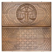 Нарды резные "Зодиак Весы"