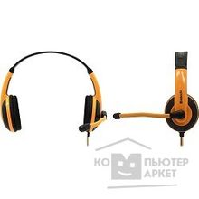 Defender Warhead G-120 черный + оранжевый, кабель 2 м 64099