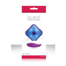 Вибро-яйцо GLACE CUTIES со светящимся пультом фиолетовое