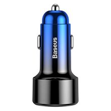 Baseus Автомобильное зарядное устройство Baseus magic series dual USB 45W blue