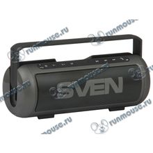 Акустическая система стерео Sven "PS-250BL", 2x5Вт, портативная, с MP3 плеером, с FM радио, черный (Bluetooth) (ret) [138972]