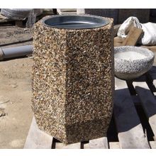 Урна бетонная Брест мини (Московский гравий)