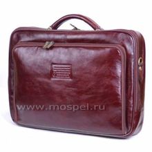 Rockfeld Кейс из кожи бордово-коричневого цвета 05-020245A