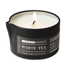 Массажная свеча Белый чай с феромонами Парфюм престиж М Natural Instinct White Tea 70мл