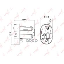 Фильтр Топливный LYNXauto арт. LF963M