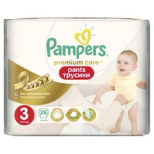 Pampers Premium Care Pants Midi 6-11 кг 28 шт