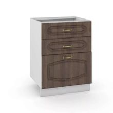 Моби Сильвия стол 600 3 ящика Орех Кантри ID - 310963