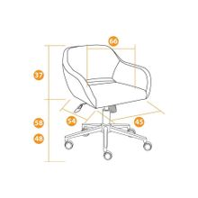 Tetchair Кресло MODENA хром, бордо