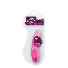 Dream Toys Розовый гелевый вибратор JELLY JOY 7INCH 10 RHYTHMS PINK - 17,5 см. (розовый)