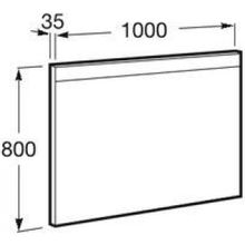 Зеркало Roca Prisma LED 100, 812260000