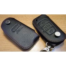 Кожаный чехольчик для ключа Ауди A6L (lb-022)