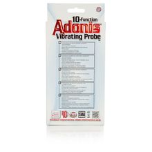 California Exotic Novelties Чёрная анальная пробка 10-Function Adonis Vibrating Probes - 14 см. (черный)