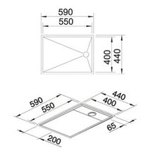 BLANCO ZEROX 550-T-U