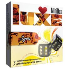 Luxe Презервативы Luxe Mini Box  Игра  - 3 шт.