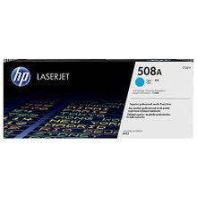 kартридж hewlett-packard hp 508a cyan original laserjet toner cartridge (cf361a)