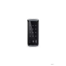 Накладной электронный дверной замок LocPro GL725B2X Series Black без монтажных пластин (для стеклянных дверей)