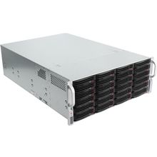 Корпус Server Case SuperMicro    CSE-846BE16-R920B    Black 24xHotSwap SAS   SATA, E-ATX 1200WHS (24+2x8+4пин) 4U RM