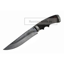 Нож Медведь-3 (дамасская сталь, ручная ковка)