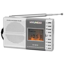 Радиочасы Hyundai H-1613 Silver