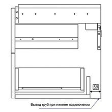 Тумба Акватон Америна М 80 темно-коричневая