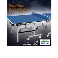 Стол для помещения Donic Waldner Classic 25 синий (без сетки)