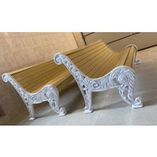 Скамейка чугунная «НЕСКУЧНЫЙ САД» (3,0 м (три опоры) (149 кг.))