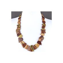 Бусики-Колечки Бусы Яшма "Осенний вальс" арт.П3588