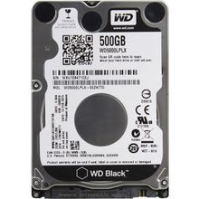 Жёсткий диск  HDD 500 Gb SATA 6Gb s Western Digital Black    WD5000LPLX    2.5"  7200rpm 32Mb