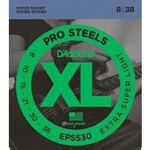 EPS530 XL PRO STEEL Струны для электрогитары Extra-Super Light 8-38 D`Addario