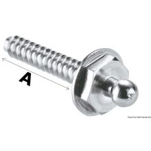 Osculati Loxx male self-tapping snap fastener, 10.441.00