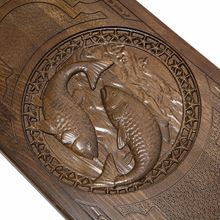 Нарды резные "Зодиак Рыбы"