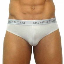 Romeo Rossi Трусы-брифы с широкой резинкой (M   серый)