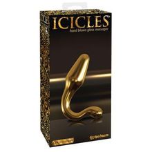 Анальный стимулятор Icicles Gold Edition G12 - Gold 10,7 см