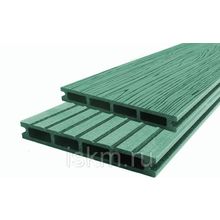 Доска террасная из ДПК SLIM ш.140х18 мм тиснение под дерево Мрамор