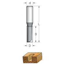 Фреза WPW P240605 пазовая D6 B25 Z2 хвостовик 8