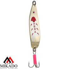 Блесна колеблющаяся Mikado ABRA № 2   17 г.   7.6 см. - золото   красный