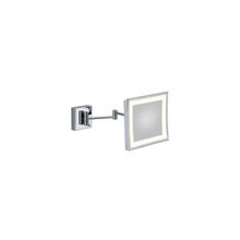 Specchi Зеркало 21см в ванную, квадратное 210 мм, с подсветкой, хром, SP80251