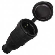 Розетка переносная   1-местный, с заземлением, RPS-012-16-230-44 | код. RPS-012-16-230-44 |  EKF