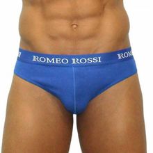 Romeo Rossi Трусы-брифы с широкой резинкой (XL   синий)