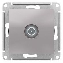 Розетка TV ATLASDESIGN, проходная, алюминий |  код. ATN000392 |  Schneider Electric