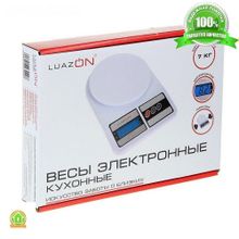 Весы электронные кухонные до 7 кг LuazON LVK-704