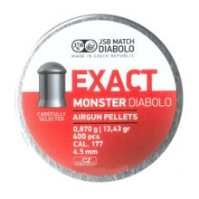 Пули пневматические JSB EXACT Monster Diabolo 4,5 мм 13,34 гран (400 шт.)
