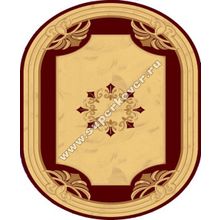 Турецкий ковер Карвинг медальон борд. овал, 3 x 5