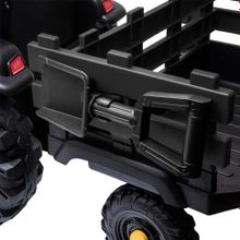 Детский электромобиль Bettyma трактор с прицепом 2WD 12V - BDM0925-BLACK