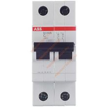 АББ SH202L автомат 2P 25А тип С 4,5кА   ABB SH202L выключатель автоматический 2P 25А хар-ка С 4,5кА