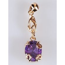 Кулон с аметистом "Лагуна"