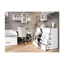 Алмаз. Любимый дом Модульная детская Мотокросс (Серый шелк)