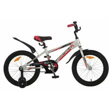 14" NOVATRACK Lumen 2019 (1 ск, алюм, ножн, короткие крылья, без багажника)(145ALUMEN.BN9, серебристый, 134005)